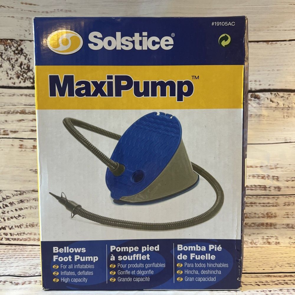 Solstice Maxipump Bellows Foot Pump